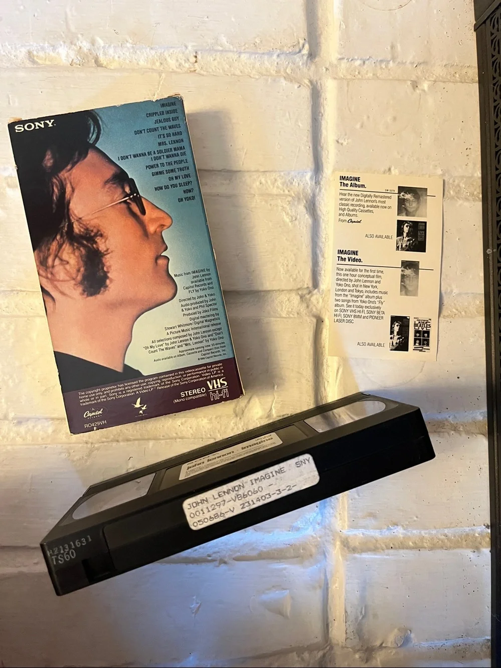 Rare VHS “John Lennon —Imagine”
